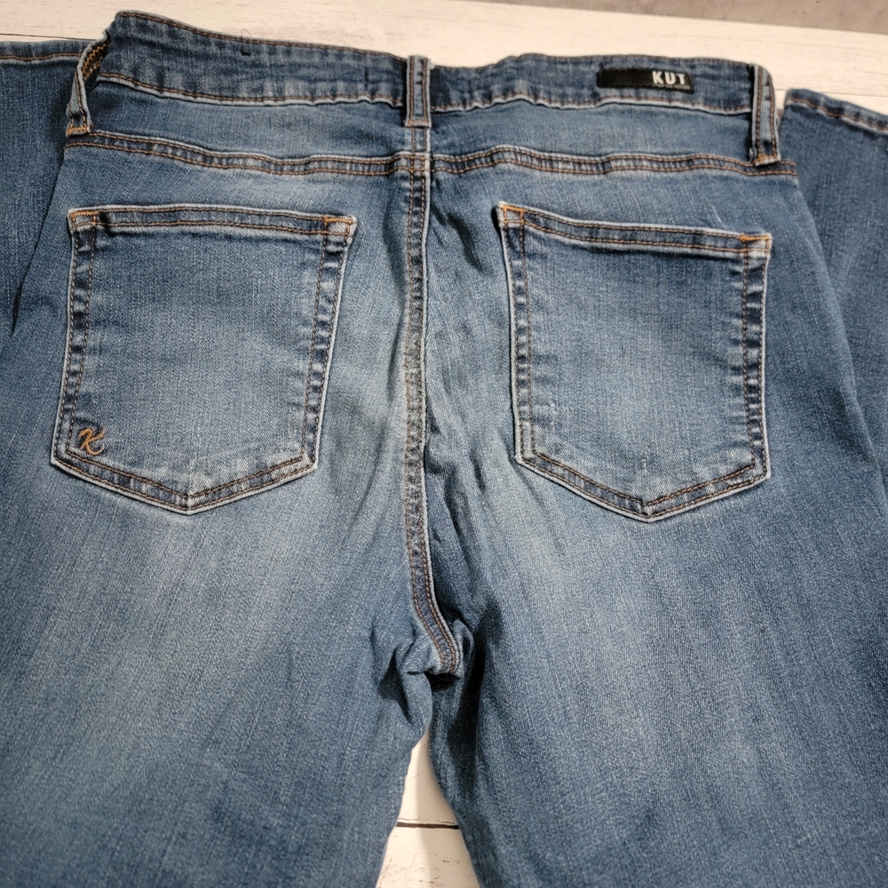 Kut from the Kloth Blue Ankle Cropped Pants - Picture 6 of 8
